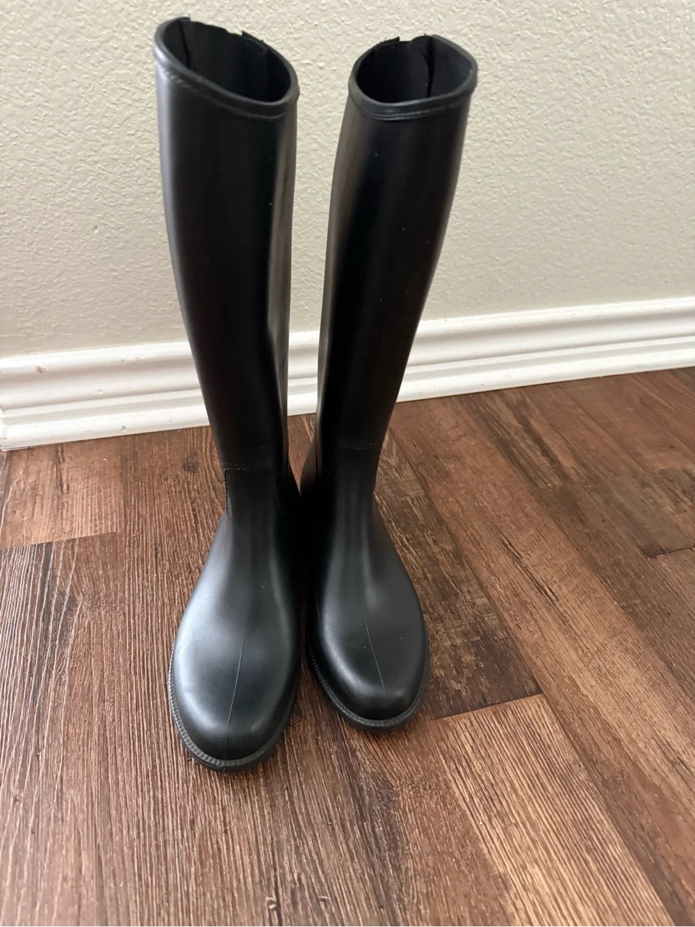 Kids Tall Black Rain Boots - Waterproof Everyday Play